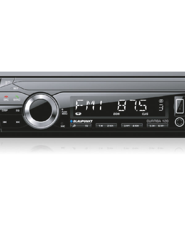 CURITIBA 120 S/MECANISMO FM/AM MP3/WMA C/USB, AUX, BT, FRENTE FIJO (PRECIO MAS IMP INT 23.46%)