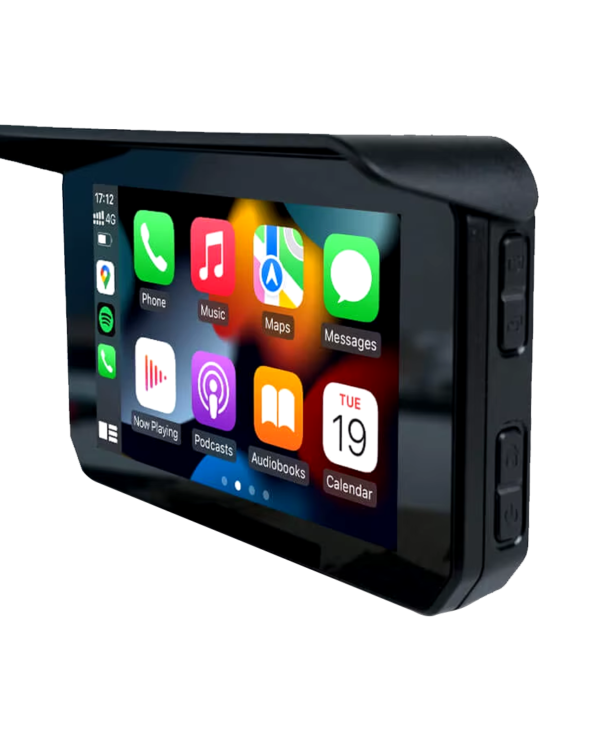 C5 SE Motocicleta GPS Carplay inalámbrico/Android auto con cámaras y TPMS - Imagen 2