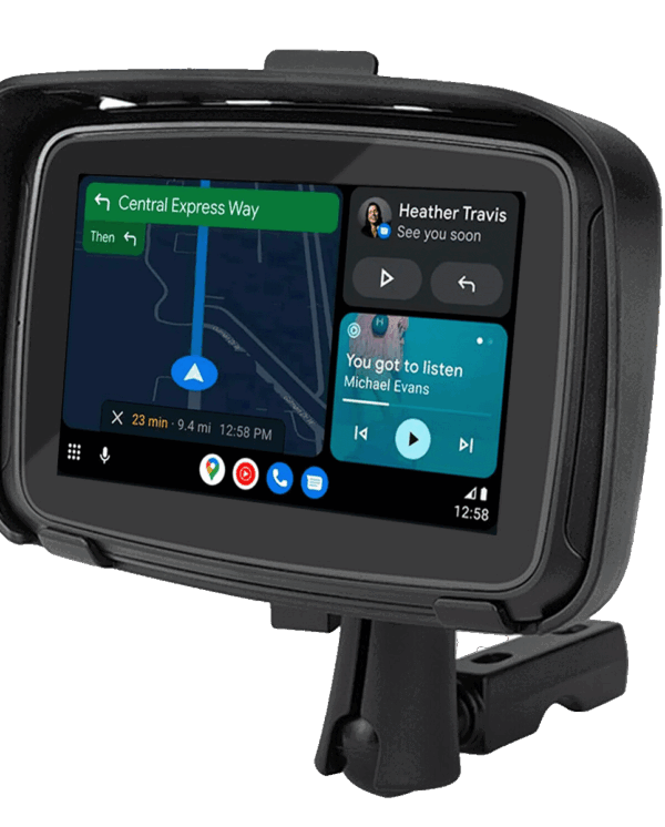 MC15 REPRODUCTOR INALAMBRICO PARA MOTO CAR PLAY / ANDROID AUTO (PRECIO MAS IMP INT 23.46%) - Imagen 2