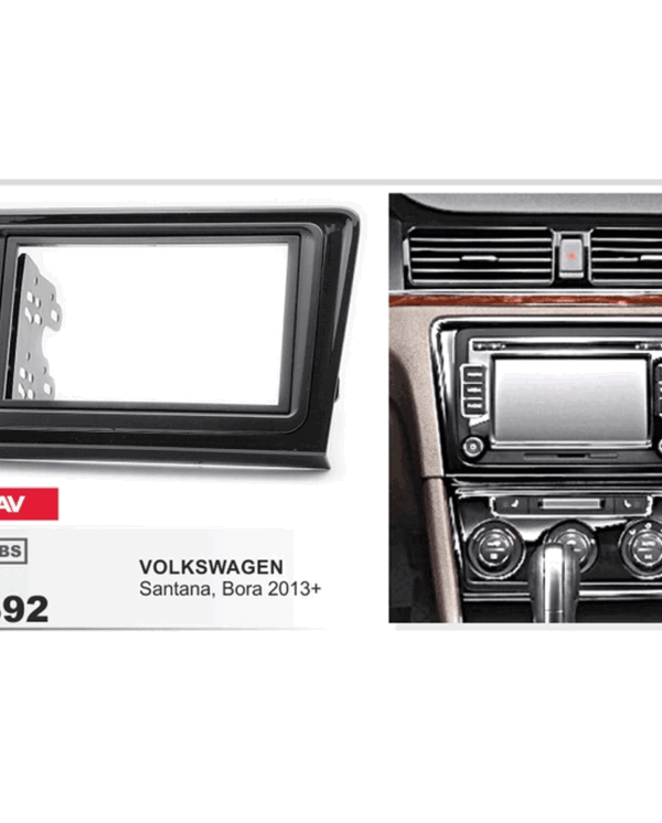 VOLKSWAGEN 2012-16 MARCO DOBLE DIN / 11-392 - Imagen 1