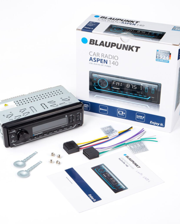 ASPEN 140 FM/AM, MP3/WMA C/USB, AUX, BT, FRENTE DESMONTABLE (PRECIO MAS IMP INT 23.46%) - Imagen 4