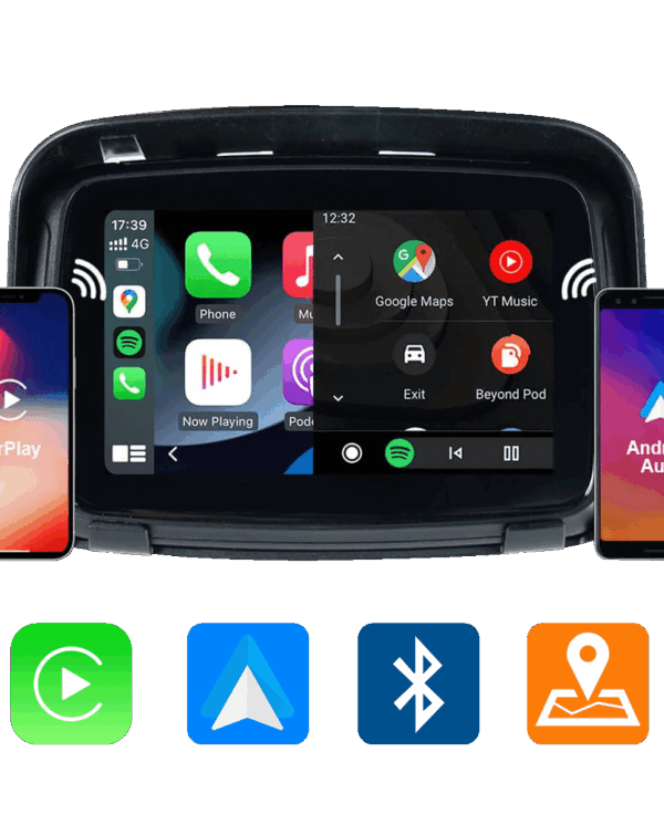 MC15 REPRODUCTOR INALAMBRICO PARA MOTO CAR PLAY / ANDROID AUTO (PRECIO MAS IMP INT 23.46%) - Imagen 1