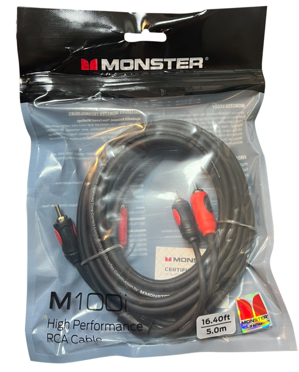 M100i-2M Cable 2RCA/2 RCA 2m - 100% cobre OFC - Imagen 3