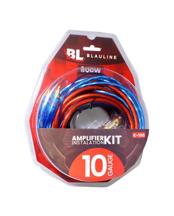 K-100 KIT DE INSTALACION PARA AMPLIFICADOR 800W 10GA