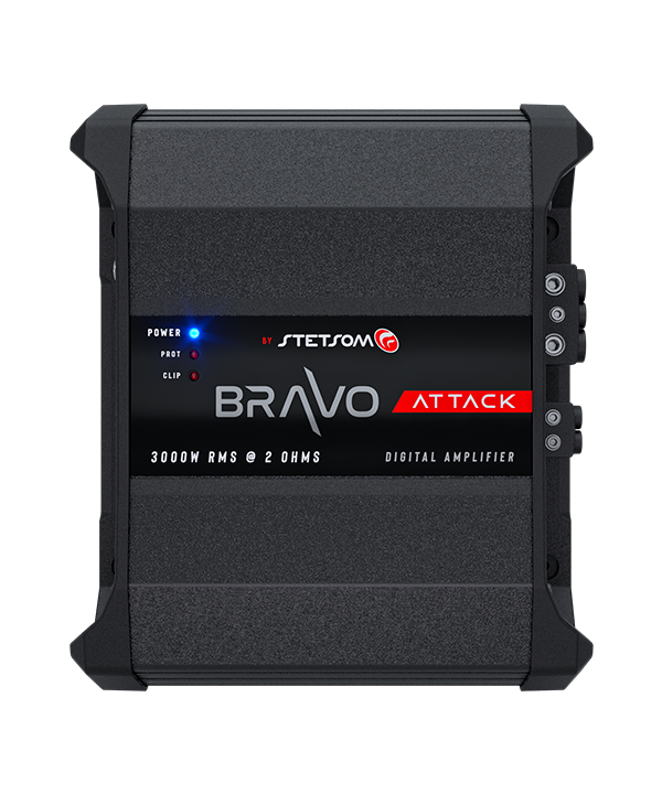 BRAVO ATTACK 3000 2 2 Ohms - 1 Canal - 3000w Rms - Imagen 1