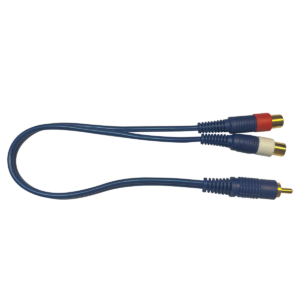 KTA-047 30 CM CABLE "Y" CON FICHAS RCA 2H/1M STANDART 30 CM