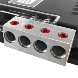 BLOQUE DISTRIBUIDOR 4 A 2 BLOQUE REDUCTOR PARA AMPLIFICADORES HASTA 3000W