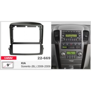 KIA SORENTO 2006/09 MARCO DOBLE DIN PARA 9" / 22-669
