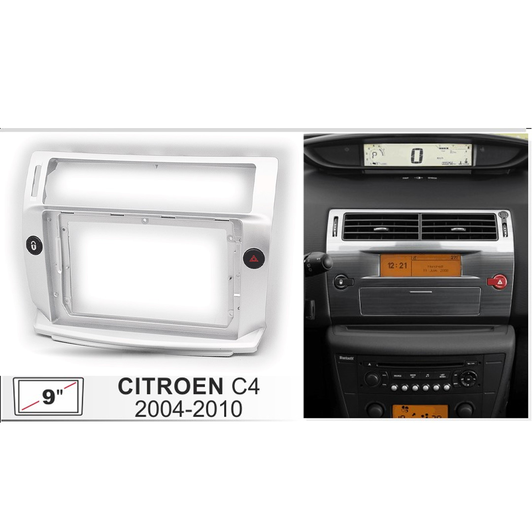 CITROEN C4 8/14 9'' MARCO DOBLE DIN / GF-PC9 (CABLE ADAPTADOR GW-PC5 (Cod. 2028) NO INCLUIDO) - Imagen 5