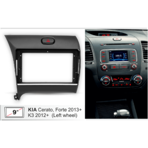 KIA CERATO 12 9" MARCO DOBLE DIN / GF-KI7 (CABLE ADAPTADOR GW-HY1 (Cod. 9976) NO INCLUIDO)