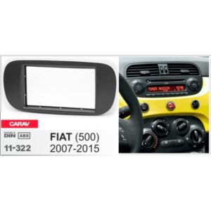 FIAT 500 2007-15 MARCO DOBLE DIN / 11-322