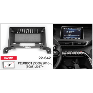 PEUGEOT 4008-5008 2012/21 MARCO DOBLE DIN PARA 9" / 22-642