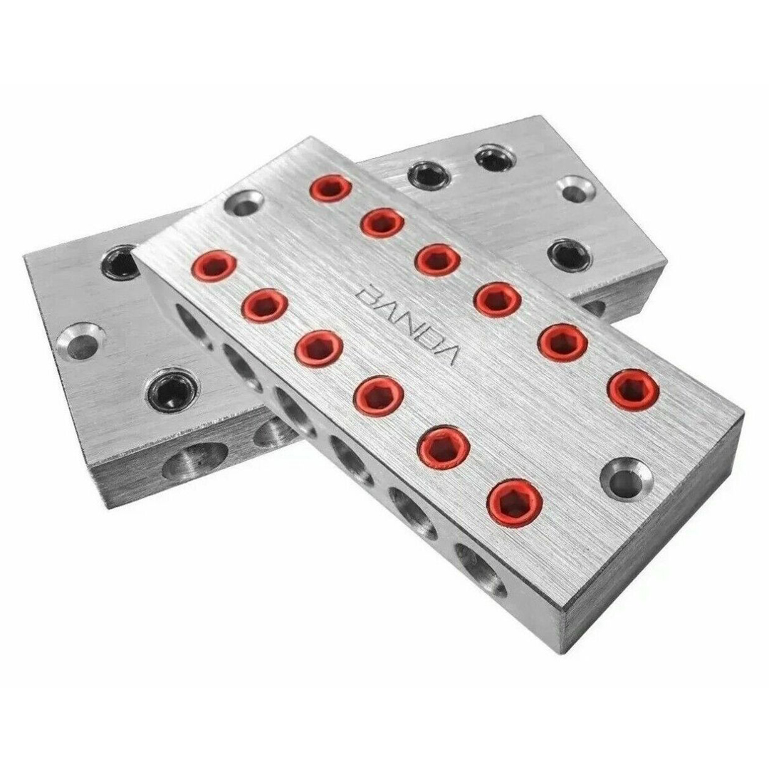 BLOQUE DISTRIBUIDOR 6X6 (PAR) BLOQUE 6X6 POSITIVO + BLOQUE 6X6 NEGRATIVO