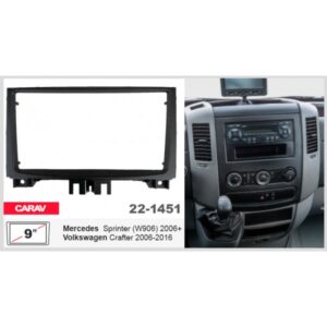 MB SPRINTER 2006+ MARCO DOBLE DIN PARA 9" / 22-1451