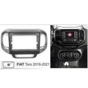 FIAT TORO 16/19  9" MARCO DOBLE DIN / GF-FI4 (CABLE ADAPTADOR GW-FI3 (Cod. 9974) NO INCLUIDO)