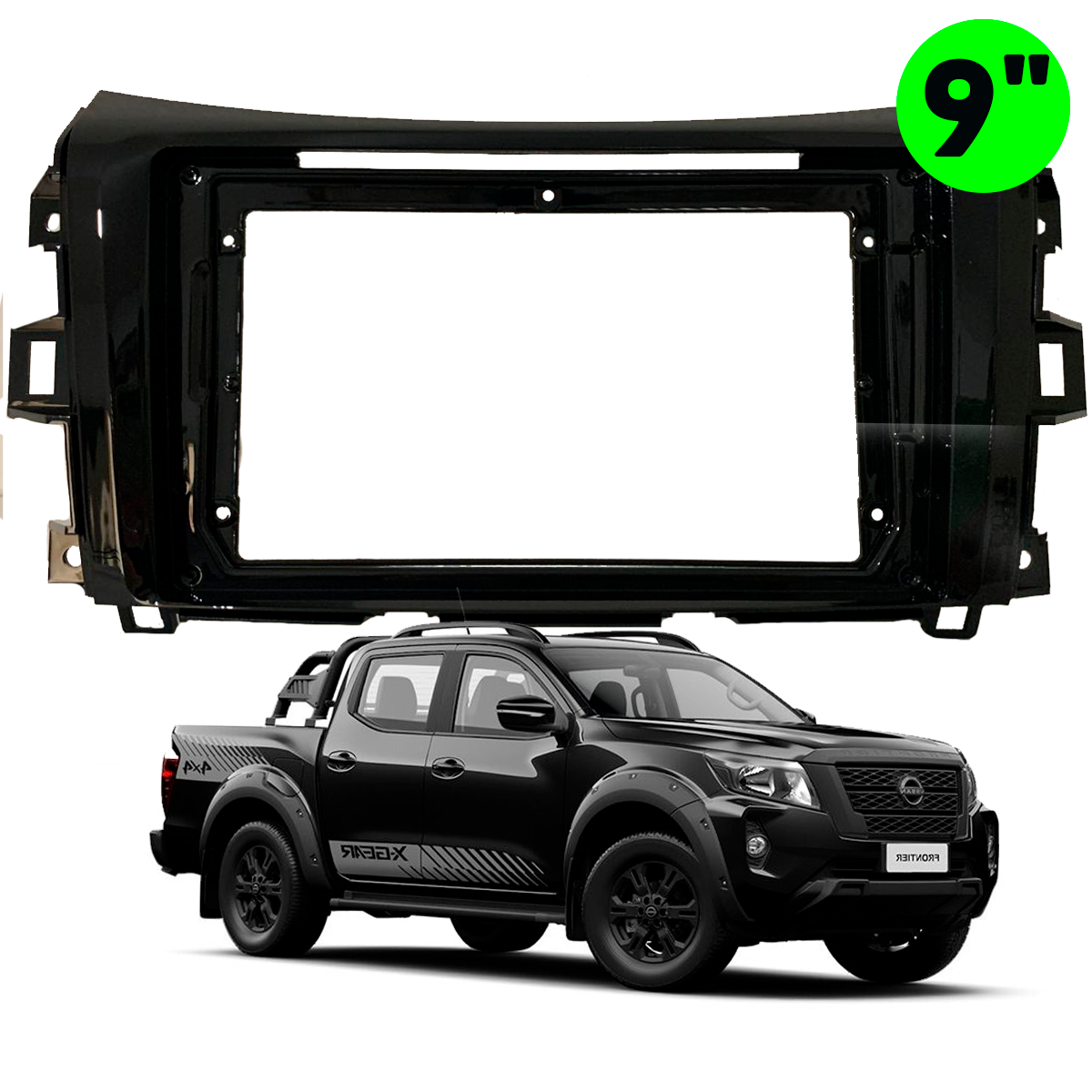 NISSAN FRONTIER 17/19 9" MARCO DOBLE DIN / GF-NS10 (CABLE ADAPTADOR GW-NS2 (Cod. 9941) NO INCLUIDO)