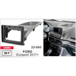 FORD ECOSPORT 2017+ MARCO DOBLE DIN PARA 10.1" / 22-695