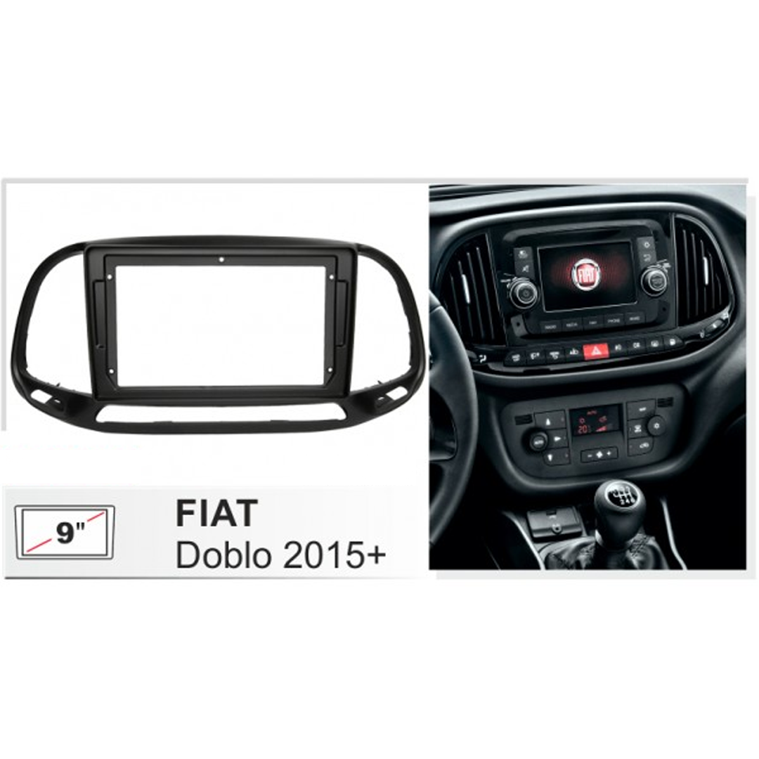 FIAT DOBLO 16+ 9" MARCO DOBLE DIN / GF-FI5 (CABLE ADAPTADOR GW-FI2 (Cod. 9973) NO INCLUIDO) - Imagen 5