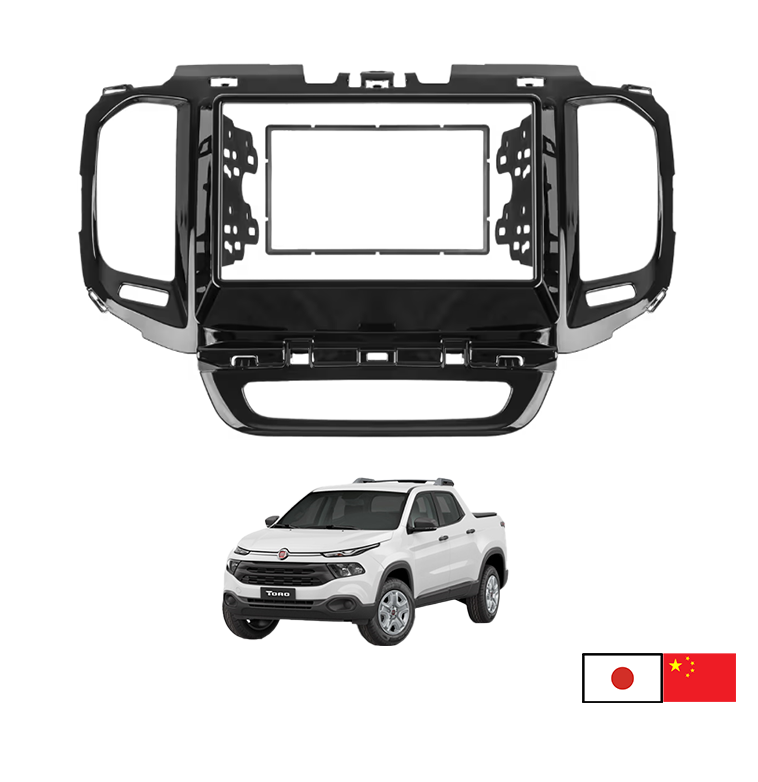 FIAT TORO 16/19 NEGRO PIANO MARCO DOBLE DIN