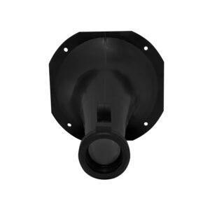 LC-1425 NEGRO BOCINA PLASTICA LARGA COLOR NEGRO