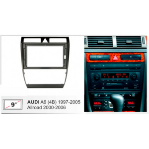 AUDI A6 02/06 9" MARCO DOBLE DIN / GF-AU3 (CABLE ADAPTADOR GW-AU2 (Cod. 9996) NO INCLUIDO)