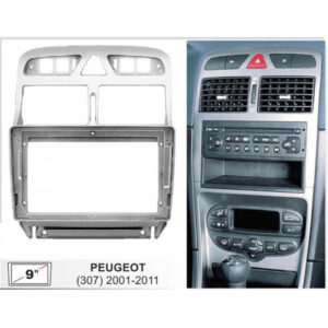 PEUGEOT 307 9" MARCO DOBLE DIN / GF-PC4 (CABLE ADAPTADOR GW-PC2 (Cod. 9969) NO INCLUIDO)