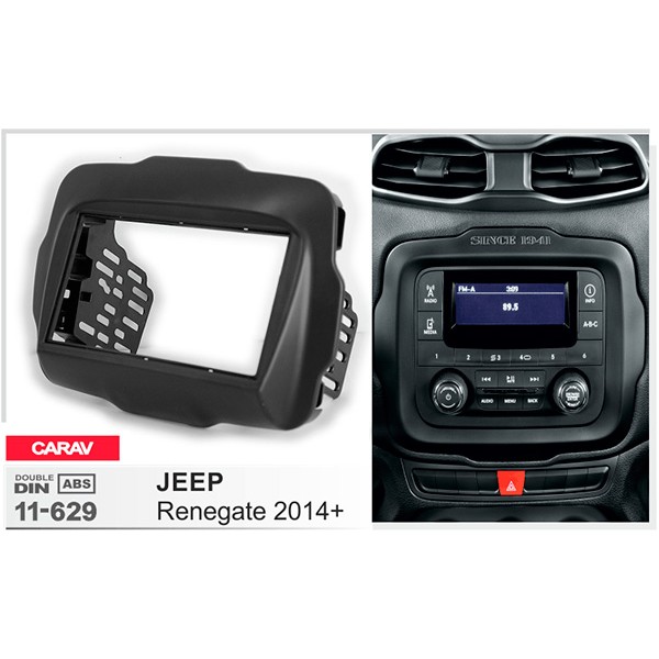 JEEP RENEGADE 2014+ MARCO DOBLE DIN / 11-629