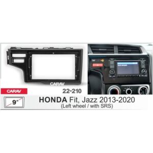 HONDA FIT 2013+ MARCO DOBLE DIN PARA 9" / 22-210
