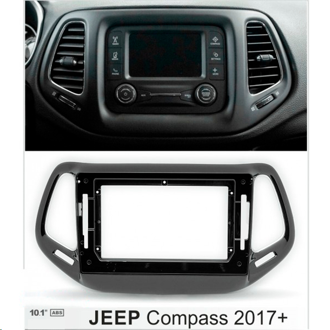 JEEP COMPASS 17 10.1" MARCO DOBLE DIN / GF-JP4 (CABLE ADAPTADOR GW-JP3 (Cod. 9992) NO INCLUIDO)