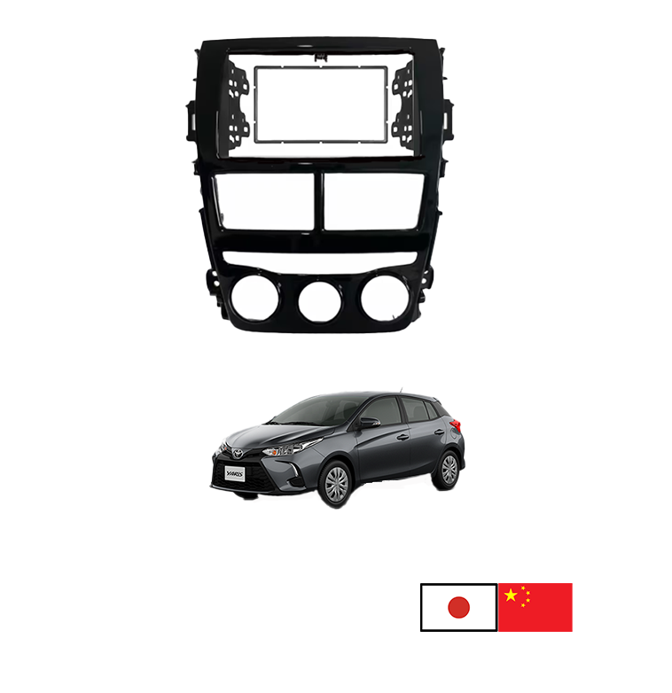 YARIS 18/19 NEGRO MARCO DOBLE DIN