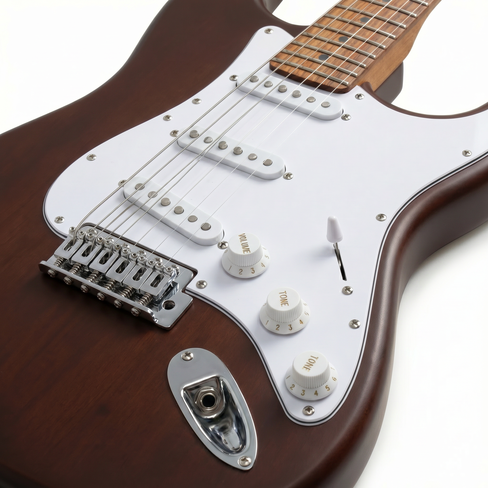 Newen Guitarra Eléctrica – ST DARK WOOD RM