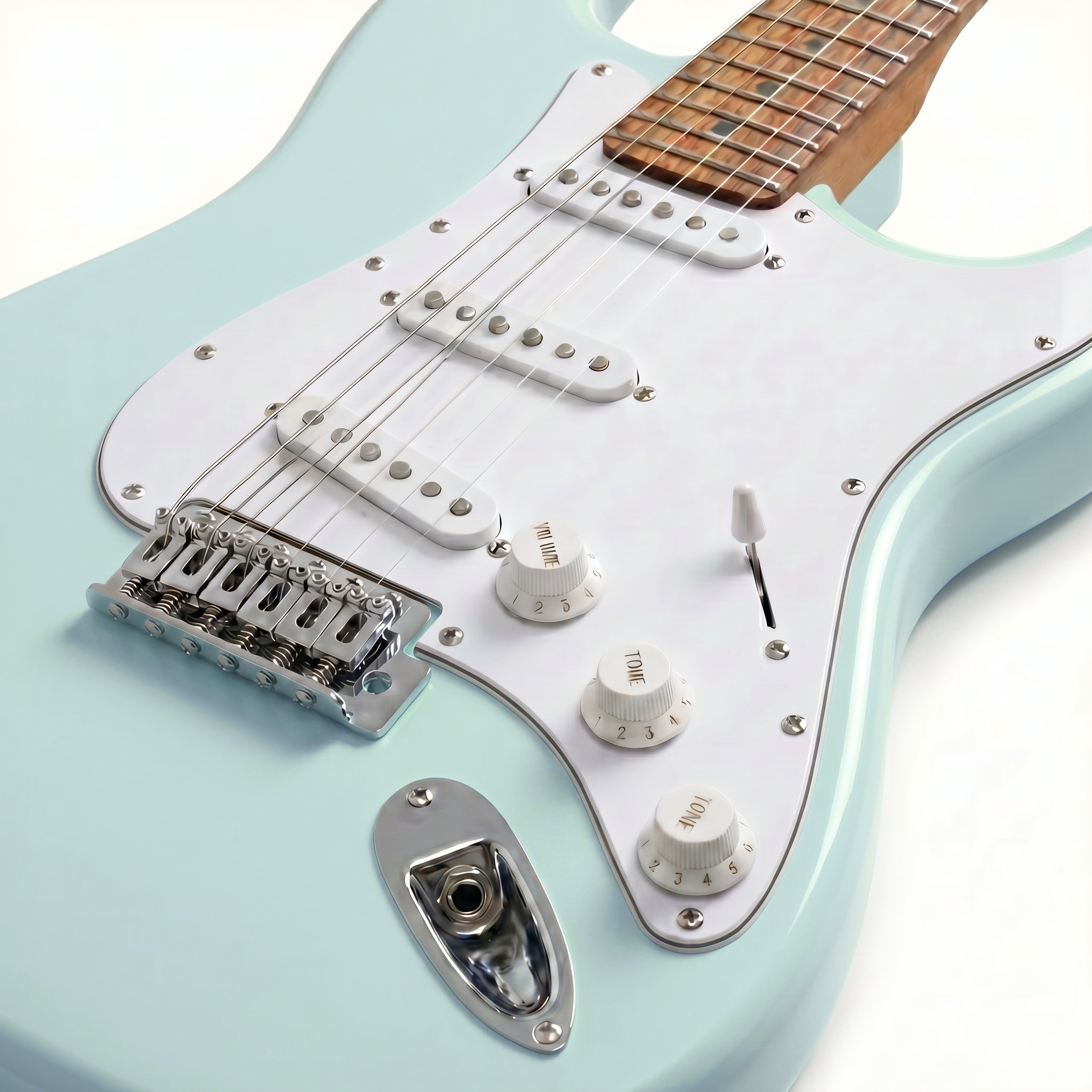 Newen Guitarra Eléctrica – ST VINTAGE BLUE RM