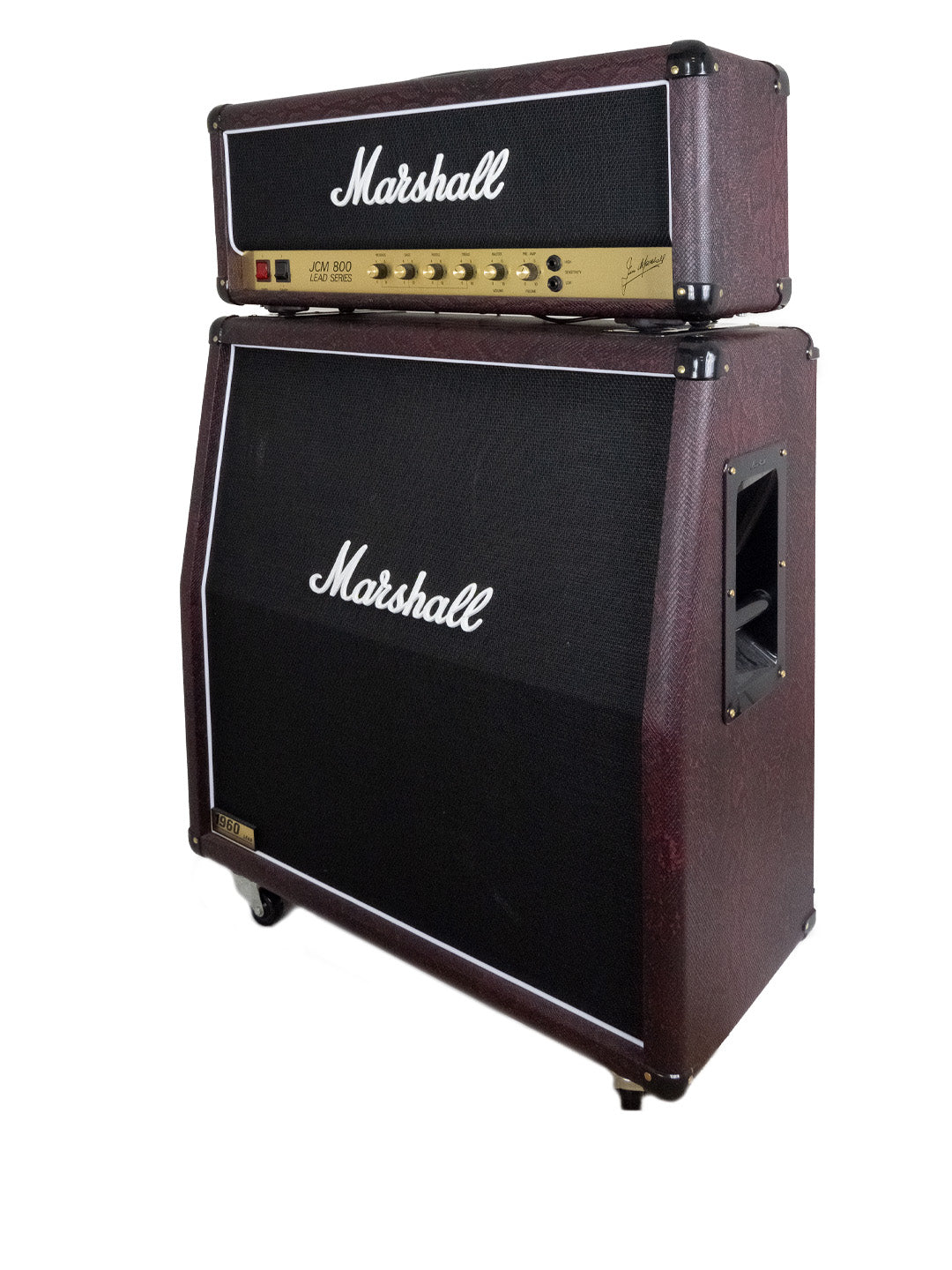 Marshall JCM 800 Burgundy Snakeskin 2203D