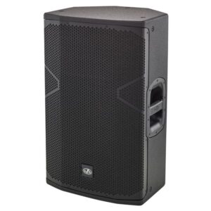 Sistema multipropósito con posición monitor Amplificador ultra-ligero Clase D con SMPS DSP definible por el usuario con pantalla LCD Transmisión inalámbrica de música Vaso para trípode con doble ángulo (0º/10º) Puntos de Volado