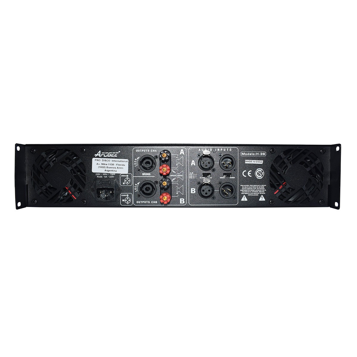 Amplificadores Apogee H-36 - Imagen 2