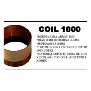 BOBINA WOOFER P1800 PLATINUM