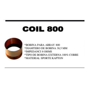 BOBINA WOOFER P800 PLATINUM