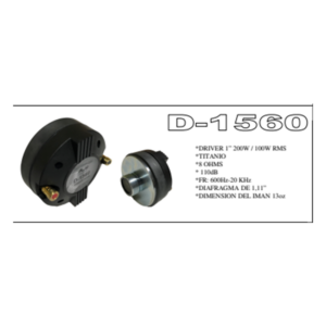 DIAFRAGMA GBR LINE ARRAY 4 OHMS
