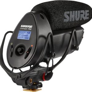 SHURE VP83F LensHopper Micrófono de condensador montado en cámara con grabación de flash integrada