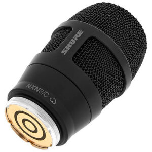 Cápsula de micrófono SHURE RPW200 dinámico inalámbrico cardioide Nexadyne 8/C para transmisores de mano Shure (color negro)