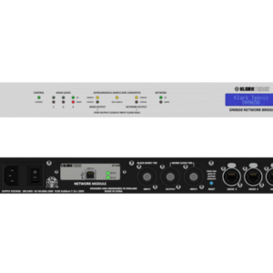 Permite interconectar protocolos MADI - Dante - Aviom - Ethersound - Cobranet - AES50 * - Clock: AES50 interno o externo - World Clock - Video blark Burst * - Interface de clock para sincronización externa con otros networkBidirectional Asynchronous Sample Rate Conversion (ASRC) Unidad de rack de 19 Operación a 44.1 - 48 - 96K
