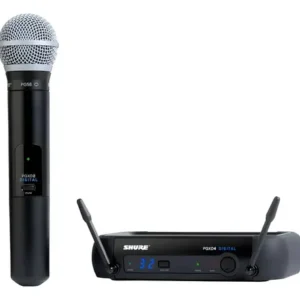 Micrófono Inalámbrico SHURE PGXD24/PG58-X8 de mano PG58 digital de 24-bit