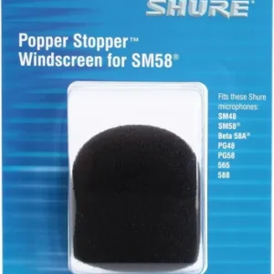 Anti-pop SHURE A58WS-BLK Antiviento