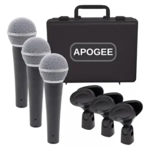 Micrófono Apogee U-58 KIT Kit X3 Cardioide con clip y bag