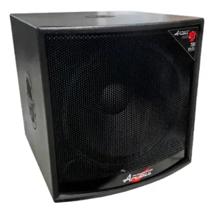 FABRICACIÓN NACIONAL//Bafle Sublow ACTIVO 18" - 350 Watts AES - Rango: 35Hz-4.5Khz - Sensibilidad: 97dB - Max SPL: 126 dB - Recubiertos en EPOXI - Crossover interno. Madera - Aglomerado de 18mm