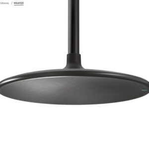 Micrófono SHURE CONFERENCING MXA920B-R de techo, Cobertura orientable digital, Mled multicolor, negro