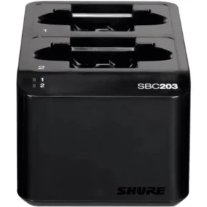 Accesorio SHURE SBC203-AR Estación de carga de acoplamiento doble para batería de iones de litio SB903