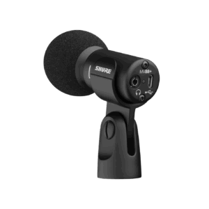 Micrófono condensador digital estéreo MV88, Conectado a través de Lightning, tu dispositivo iOS ahora tiene el micrófono plug-and-play con el mejor audio estéreo de su categoría. El MV88 graba videos con un sonido impecable, graba entrevistas con total cl