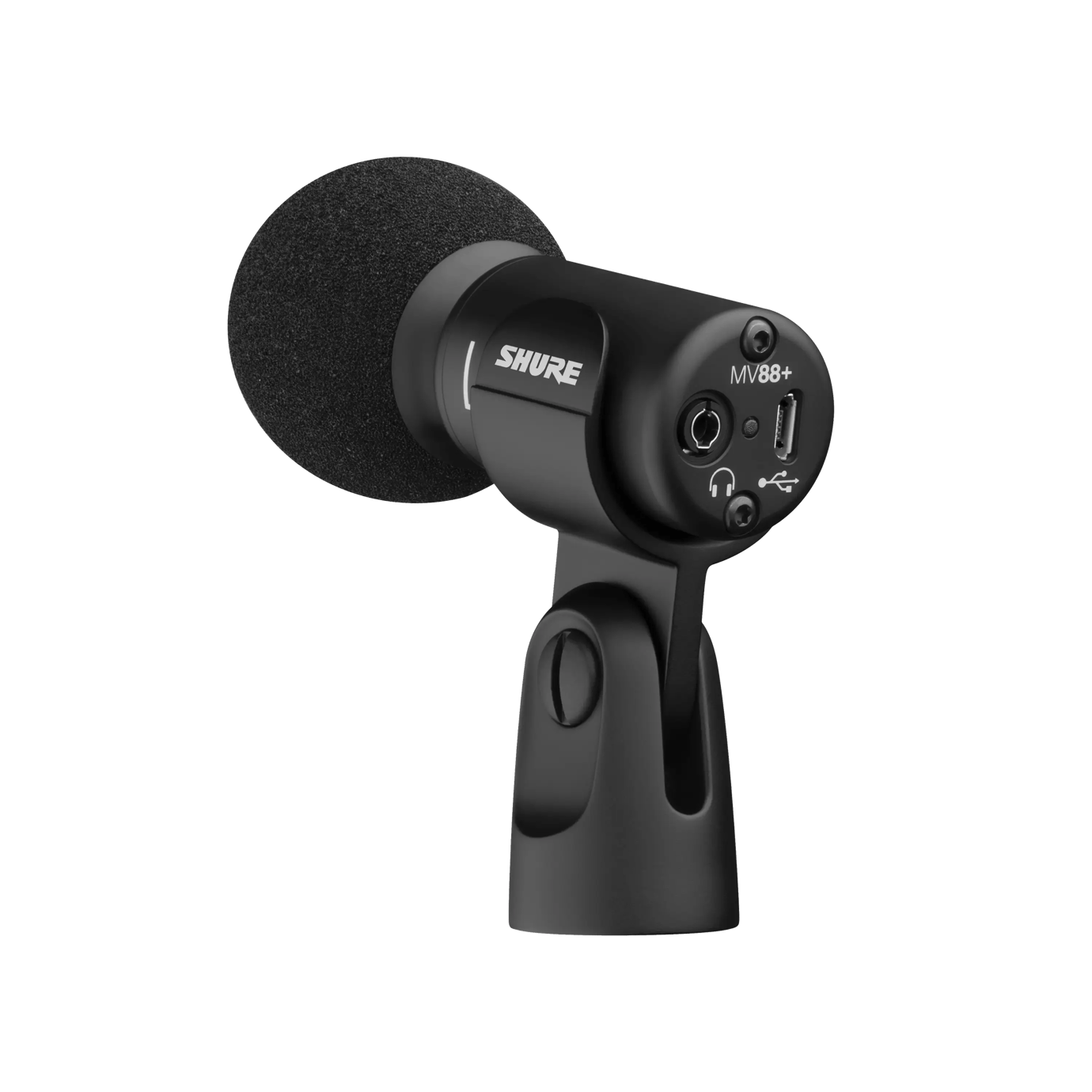 Micrófono condensador digital estéreo MV88, Conectado a través de Lightning, tu dispositivo iOS ahora tiene el micrófono plug-and-play con el mejor audio estéreo de su categoría. El MV88 graba videos con un sonido impecable, graba entrevistas con total cl
