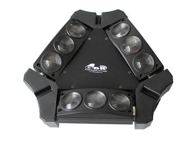 EFECTO GBR BEAM MOVIL 9X3W RGBW